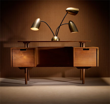 Lot # 111 - Milo Baughman Desk - Wright Auction