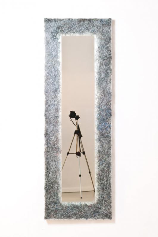 'Shredded' Mirror, Shredded series 4 ( Art+Auction ), 2014