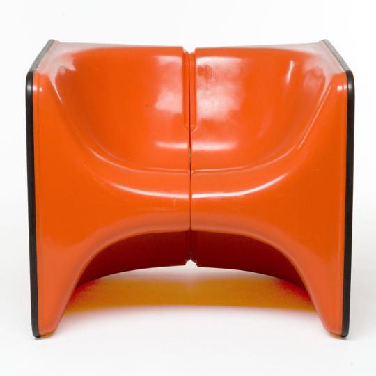 Christian Germanaz, fauteuils Half and Half, 1968