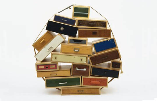 "You Can't Lay Down Your Memories" Chest of Drawers by Tejo Remy