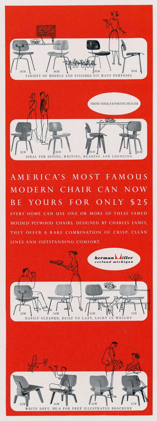 Advertisements for Molded Plywood Campaign, 1952
