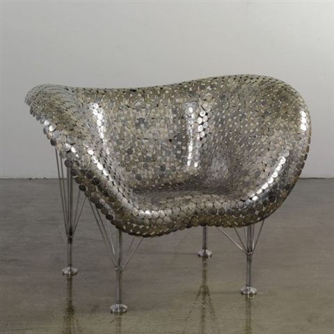Johnny Swing, 'Chair (model Half dollar)', 2008, estimated at $25,000 - 35,000, sold for $80,500