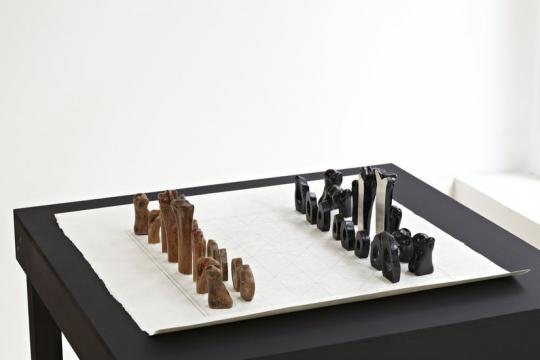 JULIA LOHMANN & GERO GRUNDMANN Tidal Ossuary Chess Set, 2012