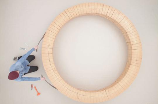 'Wood Ring' by Chris Kabel