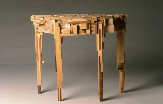 A Table Made of Wood, 1999 by Gord Peteran – Courtesy of the Milwaukee Art Museum, Photo: Elaine Brodie