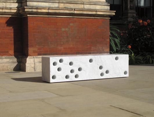 EDWARD BARBER AND JAY OSGERBY Unique 'Western Façade' bench, for 'Bench Years', commissioned by the London Design Festival, 2012 [Estimate £7,000 - 9,000]