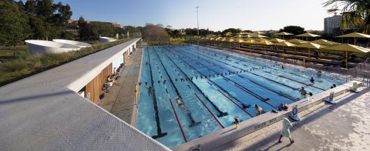 Prince Alfred Park Pool, upgrade by Neeson Murcutt Architects and Sue Barnsley Design, NSW, 2013. Photo: Brett Boardman