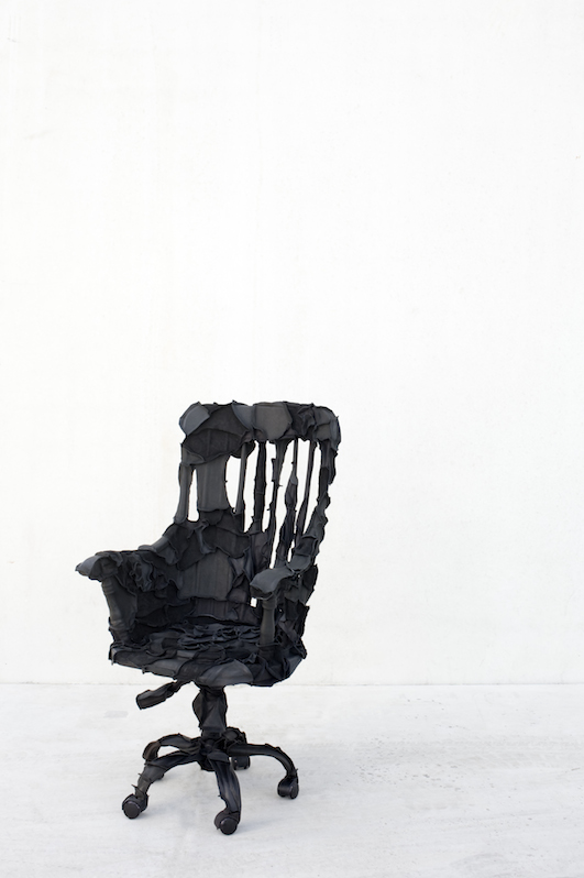 Office Chair (XXL Black), 2012 by Pepe ￼￼￼￼Heykoop; photo © Annemarijne Bax 