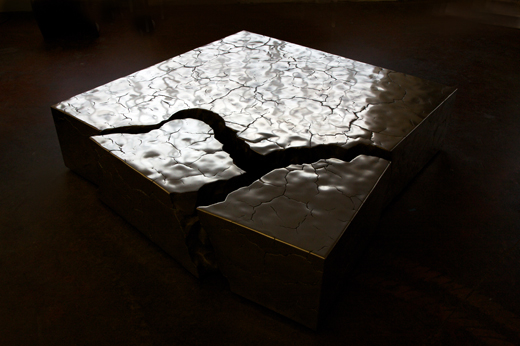 Based Upon Form - Fragmented Cracked Coffee Table