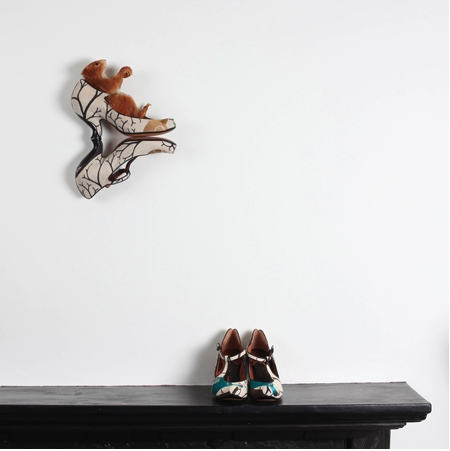 Shoes by Tracey Neuls at 'Most Curious' Installation at Tracey Neuls in London, 2010