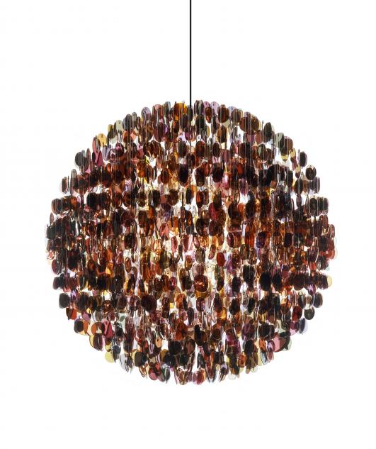 STUART HAYGARTH | OPTICAL CHANDELIER TINTED (SMALL) [Image Courtesy of Carpenters Workshop Gallery]