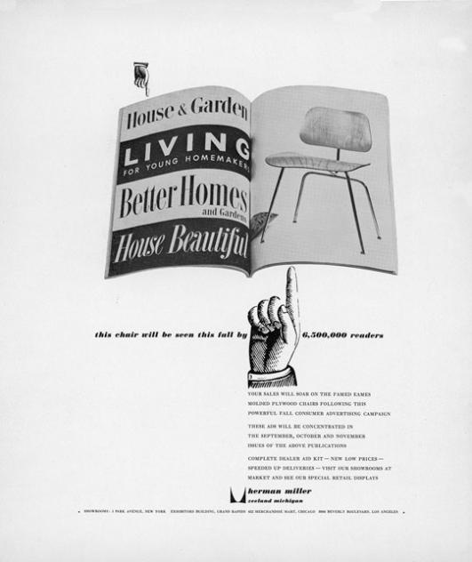 Advertisements for Molded Plywood Campaign, 1952