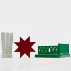 Lot # 212 - Vessels, set of three by Ettore Sottsass - Wright Auction
