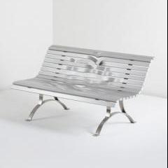 'Aluminum Bench' by Pablo Reinoso