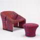 Lot # 785 - 598 Lounge Chair and Ottoman - Wright Auction