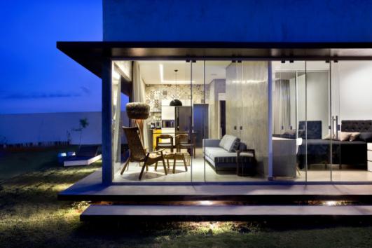 Box House by Brasília-based architecture firm 1:1