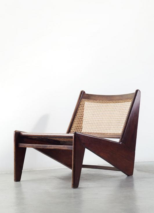 Galerie Patrick Seguin_Kangourou lounge chair by Pierre Jeanneret in 1960