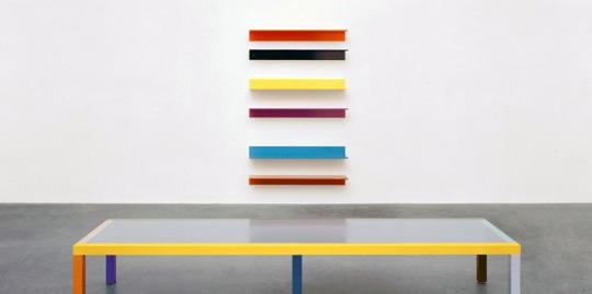 Multiplied Discussion Structure and Shelf System A by Liam Gillick - 2007