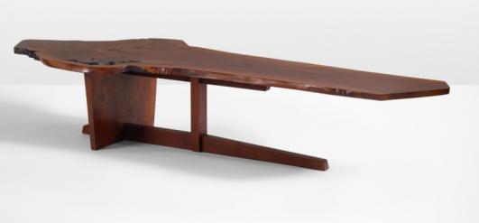 GEORGE NAKASHIMA Important Minguren II coffee table estimate: $120,000–180,000