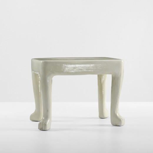 John Dickinson, table, 1975, estimated at  $7,000–9,000, sold for $8,750
