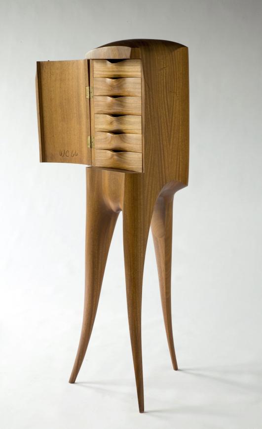 Chest of Drawers Designed and made by Wendell Castle, Rochester, New York, 1969.  
