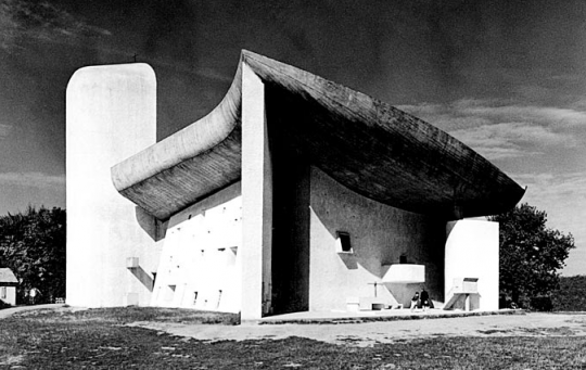 Le Corbusier, Notre Dame du Haut chapel, Ronchamp, 1955 Photo credit: Bildarchive Monheim/arcaid.co.uk ©FLC, Paris and DACS