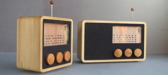Magno wooden radios by Singgih S. Kartono 