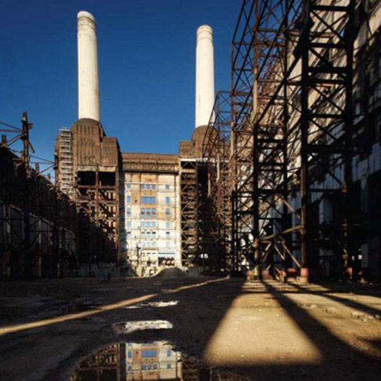 The derelict Battersea Power Station