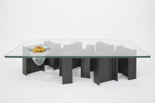 'Fish-I' coffee table by Rabih Hage, from his 2009 'Roughed Up' collection