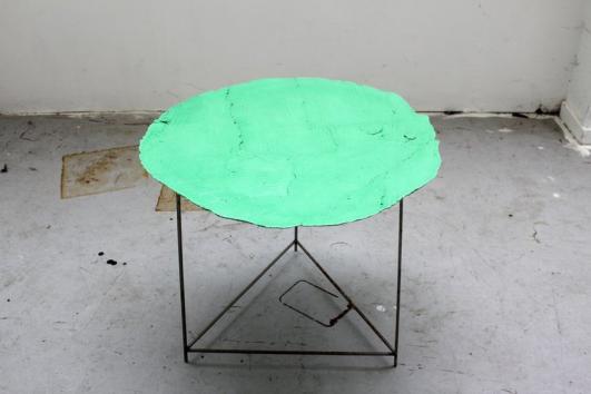 Peter Marigold, Wooden Table Green 1, 2013 
