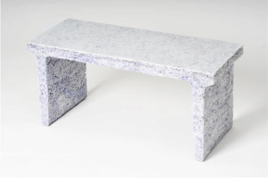 Shredded Collection Bench: White Edition by Jens Praet